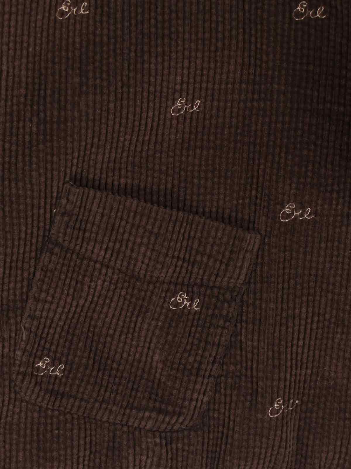 ERL Shirts Brown